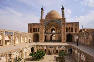 Islamic Culture Prints: Iran, Isfahan province, Kashan city, Friday mosque