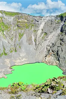 Rica Prints: Irazu volcano, Irazu Volcano National Park, Cartago Province, Costa Rica