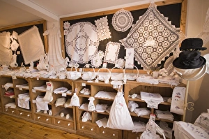 Irish linen and lace, Dingle, County Kerry, Munster, Republic of Ireland, Europe