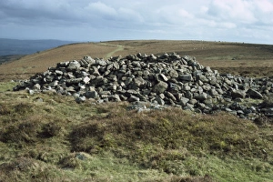 Iron Age Prints: Iron Age burial mound, Black Hill, near Haytor, Dartmoor National Park