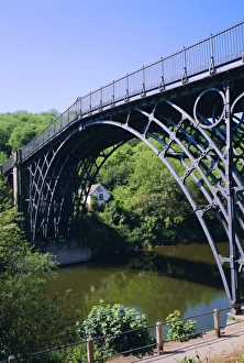 The Iron Bridge over the River Severn, Ironbridge, Shropshire, England, UK