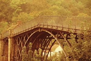 Iron Work Prints: Iron Bridge, Shropshire, UK, Europe