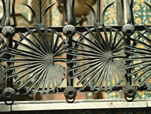 Iron Work Prints: Ironwork by Gaudi, Casa Vicens, Barcelona, Catalonia, Spain, Europe