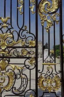 Images Dated 14th January 2008: Detail of ironwork, Place Stanislas, formerly Place Royale, built by Stanislas Leszczynski