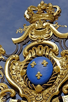 Images Dated 14th January 2008: Detail of ironwork, Place Stanislas, formerly Place Royale, built by Stanislas Leszczynski