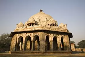 Isa Khans Tomb, one of the Mughal era mausoleums within the Humayans Tomb Complex in Delhi