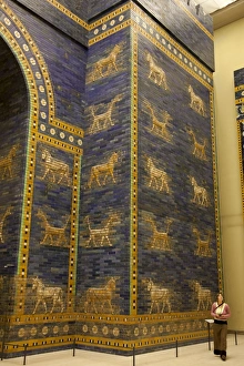 Images Dated 12th November 2009: Ishtar Gate from Babylon at Berlin Pergamon Museum, Berlin, Germany, Europe