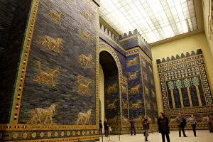 Images Dated 12th November 2009: Ishtar Gate from Babylon at Berlin Pergamon Museum, Berlin, Germany, Europe