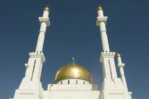 Images Dated 9th September 2009: Islamic Center and Mosque, Astana, Kazakhstan, Central Asia