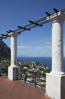 Capri Prints: The Island of Capri, Campania, Italy, Mediterranean, Europe