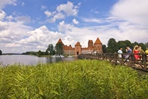 Images Dated 3rd August 2006: The island castle of Trakai, Lithuania. Baltic States, Europe