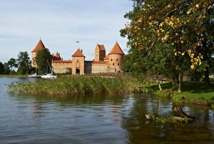 Island Castle of Trakai near Vilnius, Lithuania, Europe