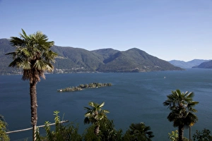 Canton Tessin Prints: The islands of Brissago, Lake Maggiore, Canton Tessin, Switzerland, Europe