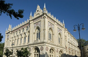 Baku Prints: Ismailiya Palace (now Academy of Sciences), Baku, Azerbaijan, Central Asia, Asia