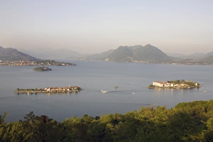 Isola Bella Prints: Isola Bella and Isola dei Pescatori. Borromeo Islands, Stresa, Lake Maggiore