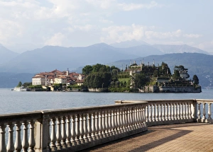 Isola Bella Prints: Isola Bella view from Stresa, Piedmont, Italian Lakes, Italy, Europe