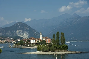 Isola dei Pescatori, from Isola Bella, Borromean Islands, Lake Maggiore, Piedmont