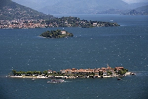 Stresa Prints: Isola dei Pescatori and Isola Madre, Stresa, Lake Maggiore, Piedmont, Italy, Europe