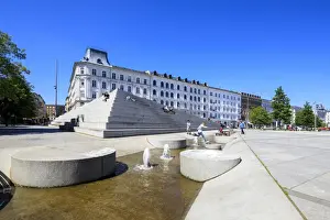 City Square Prints: Israels Plads (Israels Square) located in the area between Norreport station and The Lakes