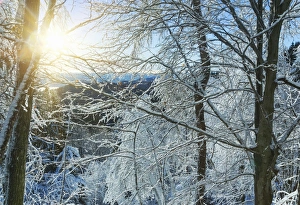 Aosta Valley Prints: Italian Alps in winter, Aosta Valley, Italy, Europe