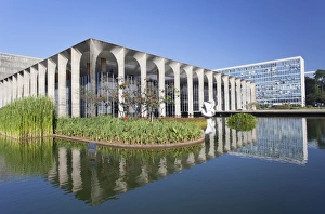 Brasilia Prints: Itamaraty Palace, UNESCO World Heritage Site