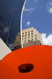 Ivan Chermayeffs Red 9 sculpture