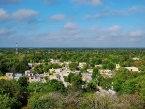 Yucatan Prints: Izamal, elevated view, Yucatan State, Mexico