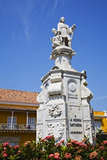 Commemorative Prints: J. B. Maine Royt Historic Monument, Plaza de La Aduana, Old Walled City District
