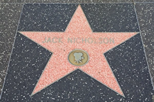 Movies Prints: Jack Nicholson, Star, Hollywood Walk of Fame, Hollywood Boulevard, Hollywood