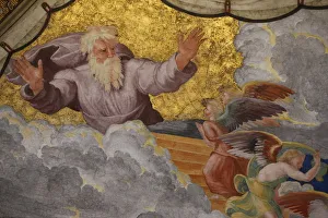 Angel Prints: Jacobs dream, Room of Heliodorus, Vatican Museum, Vatican, Rome, Lazio, Italy