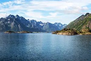 Lofoten Prints: Jagged mountain peaks, Raftsundet Strait