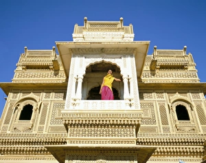 Jain Prints: Jain priest and Jain temple