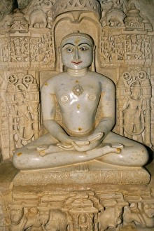 Jain Prints: Jain statue