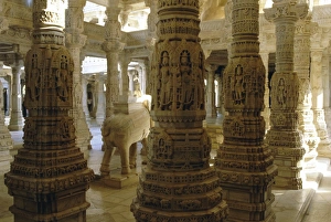 Jain Prints: Jain temple of Adinatha