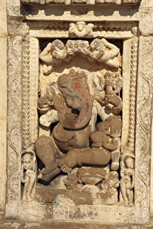 Jain Prints: Jain temple built in the 10th century and dedicated to Mahavira