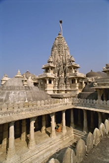 Jain Prints: Jain temple of Chaumukha built in the 14th century