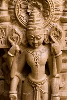 Jain Temple, Jaisalmer, Rajasthan, India, Asia