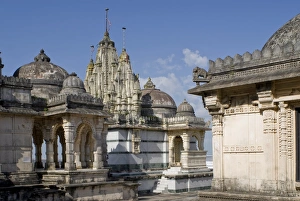 Images Dated 17th September 2007: Jain Temples, Satrunjaya, Gujarat, India