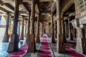 Ahmedabad Prints: Jama Mosque, UNESCO World Heritage Site, Ahmedabad, Gujarat, India, Asia