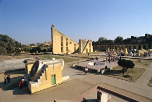 The Jantar Mantar built between 1728 and 1734 by Jai