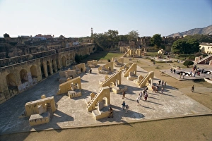 The Jantar Mantar built between 1728 and 1734 by Jai