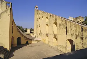 Curve Prints: The Jantar Mantar built in 1728-34 by Jai Singh II as an observatory