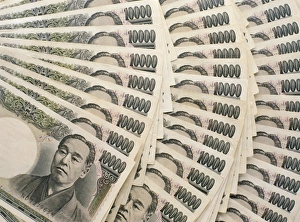 Images Dated 25th September 2008: Japanese 10, 000 Yen bank notes