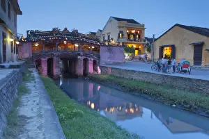 Hoi An Prints: Japanese Bridge at dusk, Hoi An