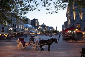 Montreal Prints: Jaques Cartier Place, Montreal, Quebec, Canada, North America