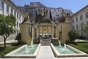 Images Dated 18th July 2010: The Jardim de Manga pavilion and fountain, once part of Santa Cruz, Coimbra