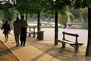 Walk Prints: Jardin du Luxembourg, Paris, France, Europe