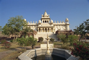 Jaswant Thada Prints: Jaswant Thada or Mausoleum dedicated to the royal family
