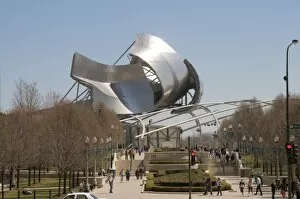 Images Dated 17th April 2009: Jay Pritzker Pavilion designed by Frank Gehry, Millennium Park, Chicago