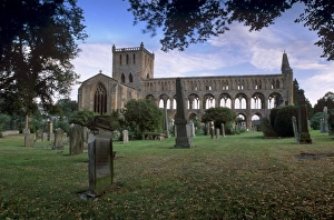 Scottish Border Prints: Jedburgh Abbey, best preserved of the Borders abbeys, Jedburgh, Scottish Borders